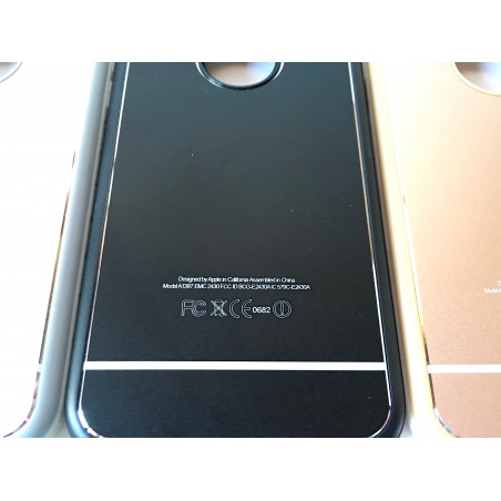 Funda Apple Metal y Borde Silicona iPhone 6 