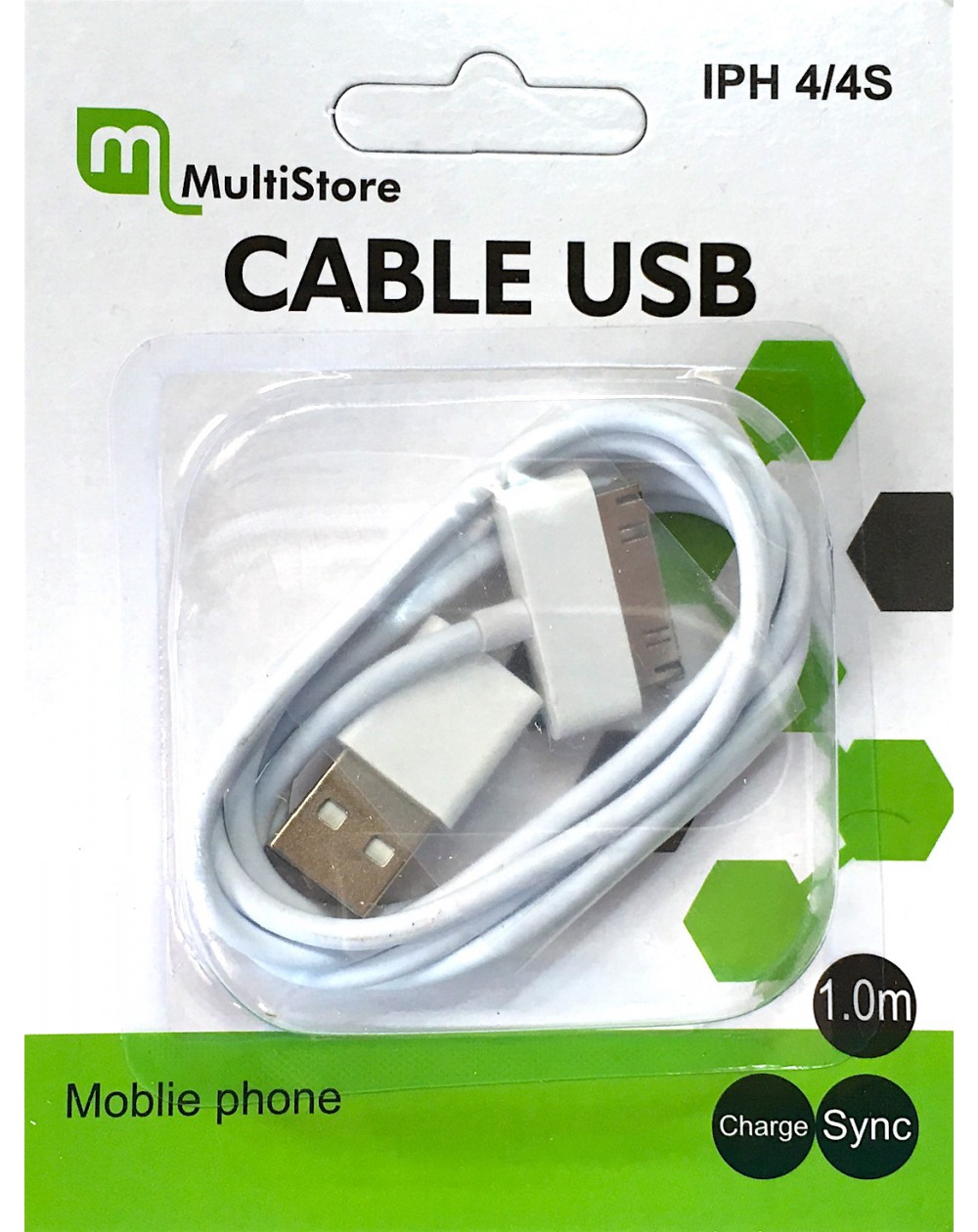 Cable Usb Para iPhone 5 Corto