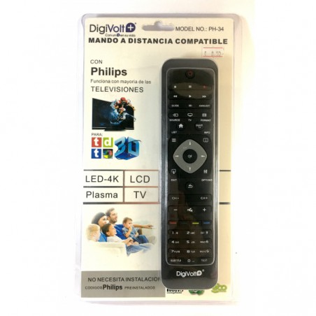 Mando Televisión PHILIPS (Compatible)