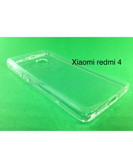 Funda Silicona Transparente Xiaomi Redmi 4