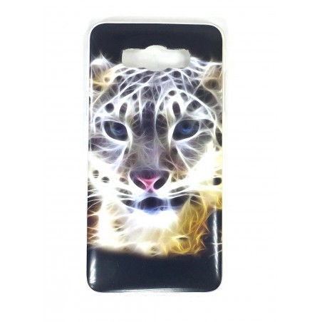 Funda Silicona J7 2016 J710 de Leopardo