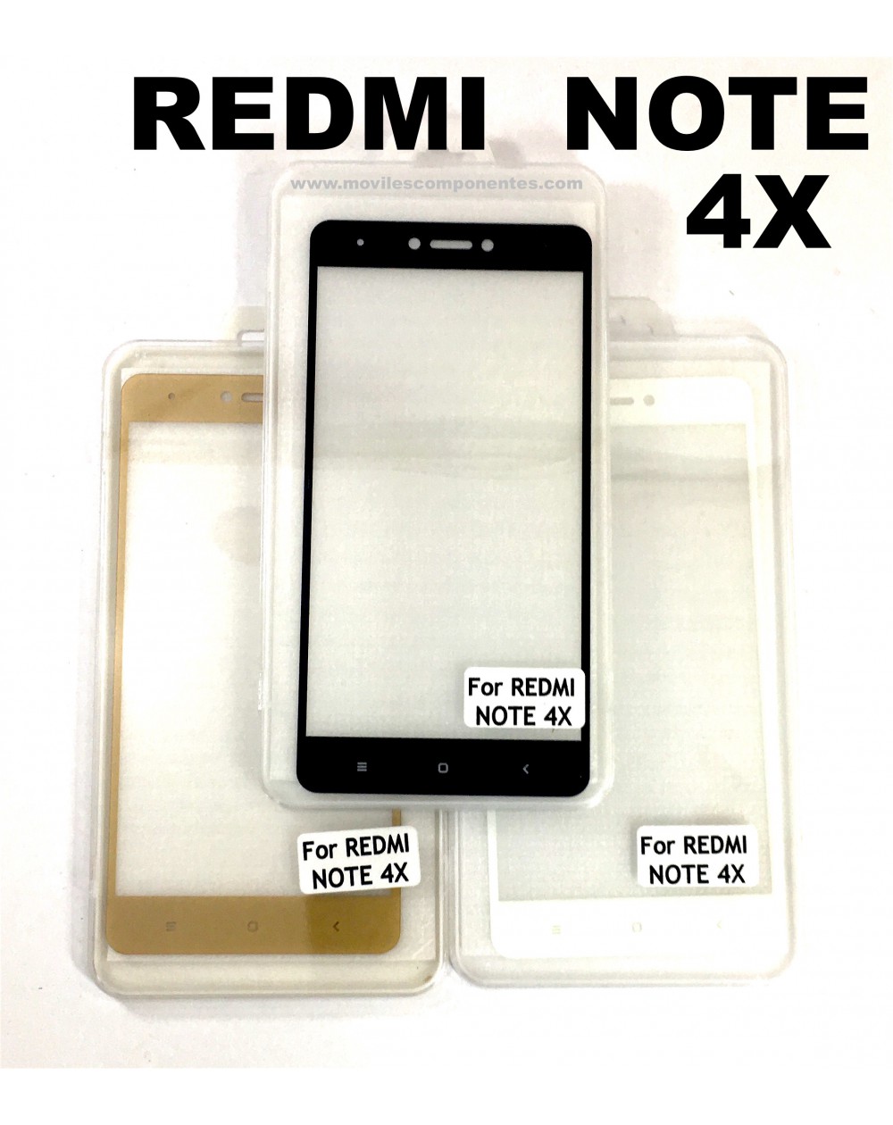 Cristal Protector Xiaomi Redmi Note 4X (Completo)