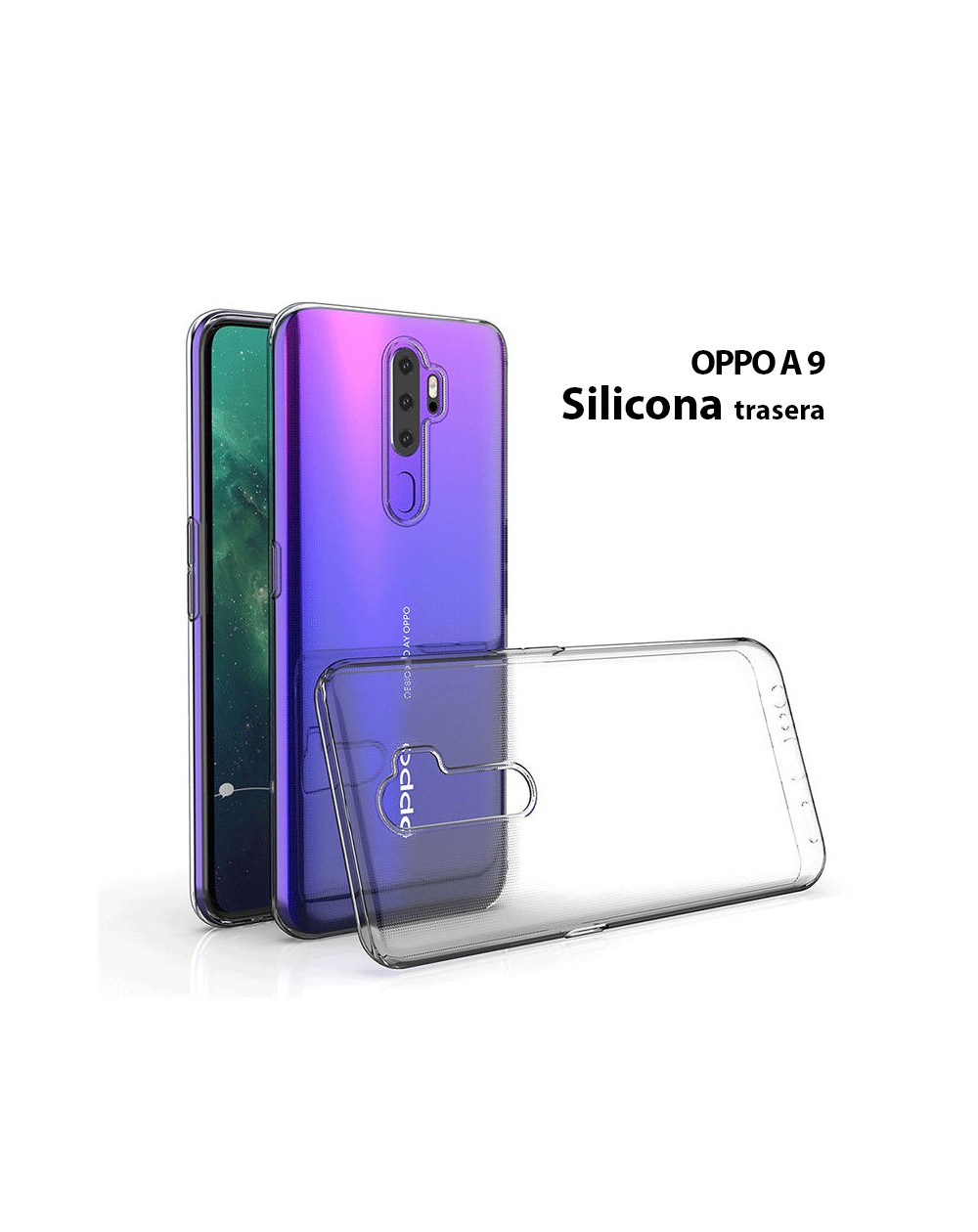 Funda Silicona Trasera Transparente Oppo Reno A9