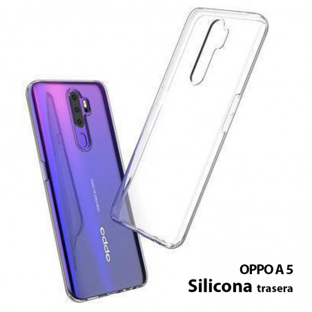 Funda Silicona Trasera Transparente Oppo Reno A5