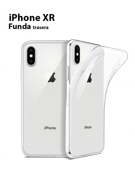 Funda Silicona Trasera Transparente iPhone XR