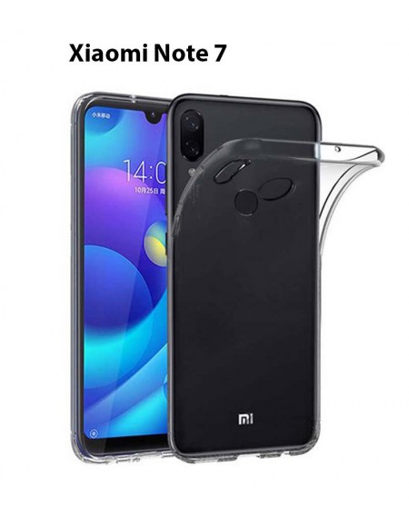 Funda Silicona Trasera Transparente Xiaomi Note 7