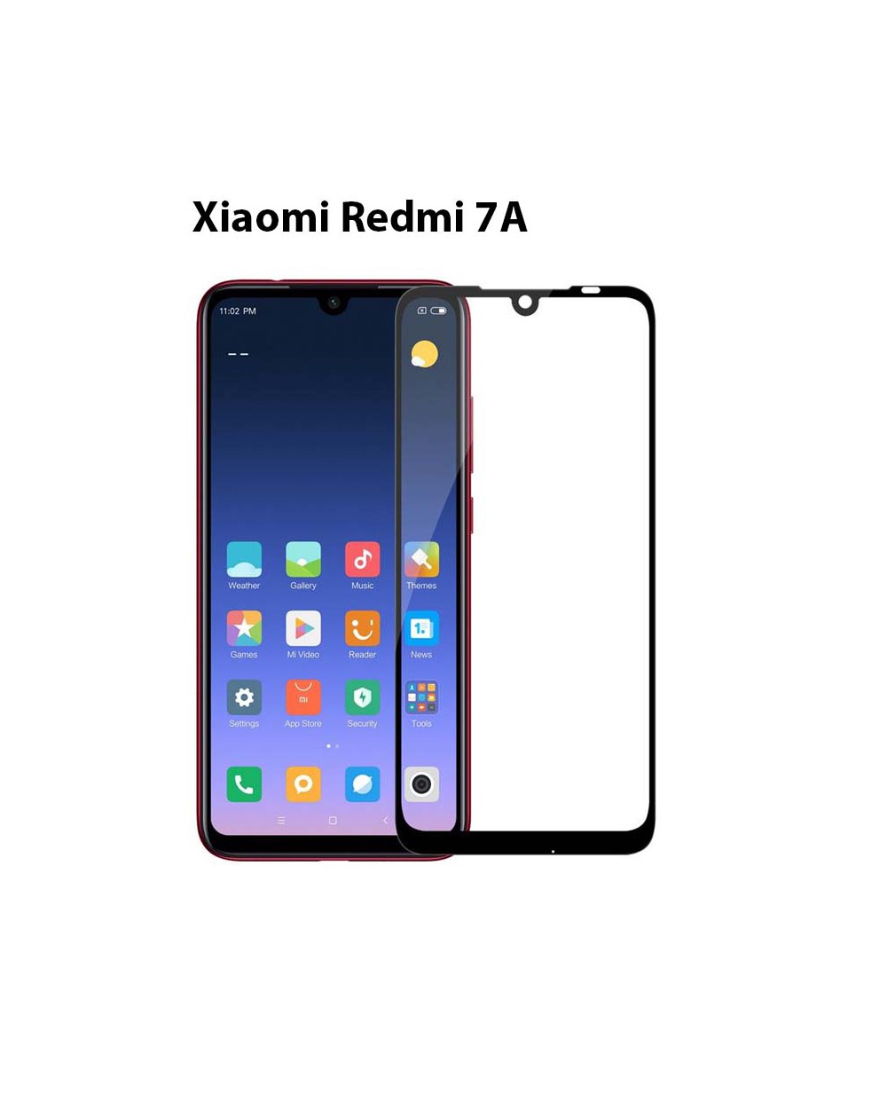 Cristal Protector Xiaomi Redmi 7A (Completo)