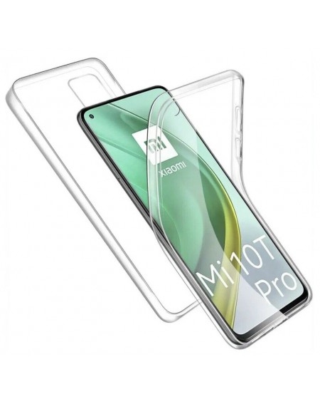 Xiaomi Mi 10T Lite Full Body 360 ° Carcasa Transparente + Protector de  pantalla