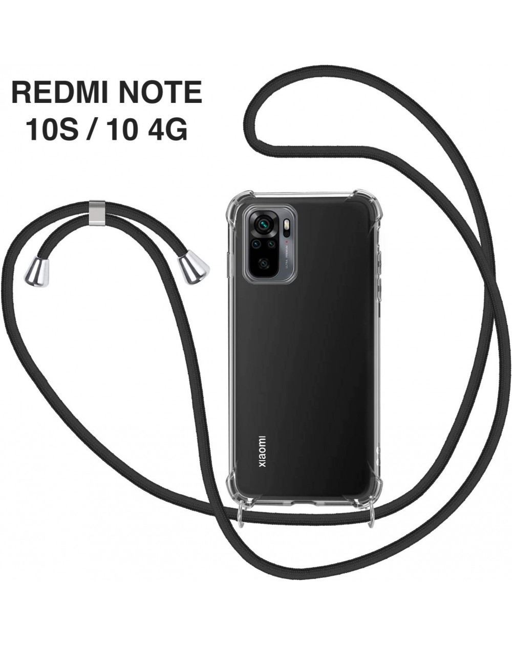 Funda Con Cuerda Reforzada Para Xiaomi Redmi Note 10S / 10 4G